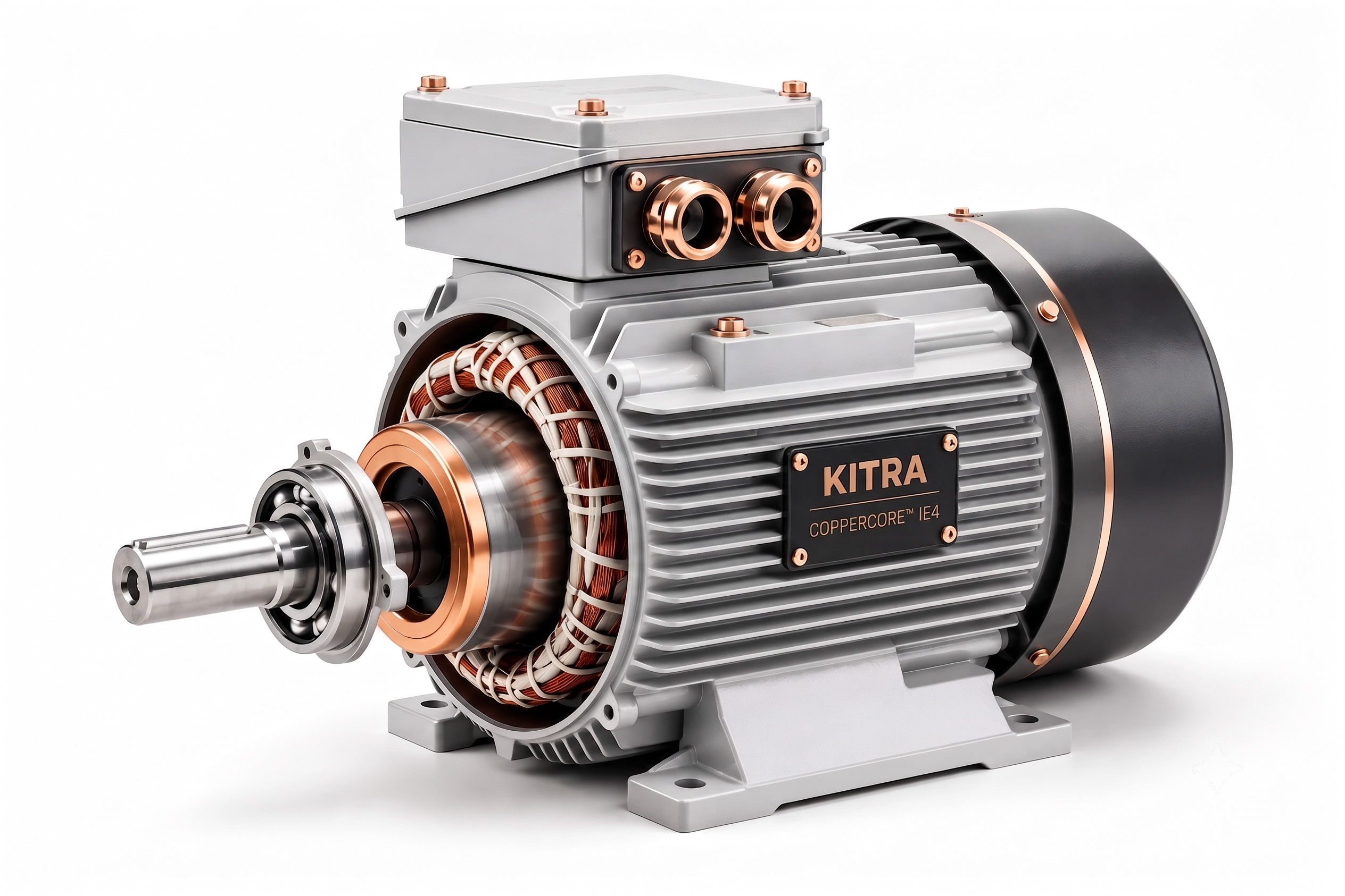 IE4 Motor Component — Studio Photo