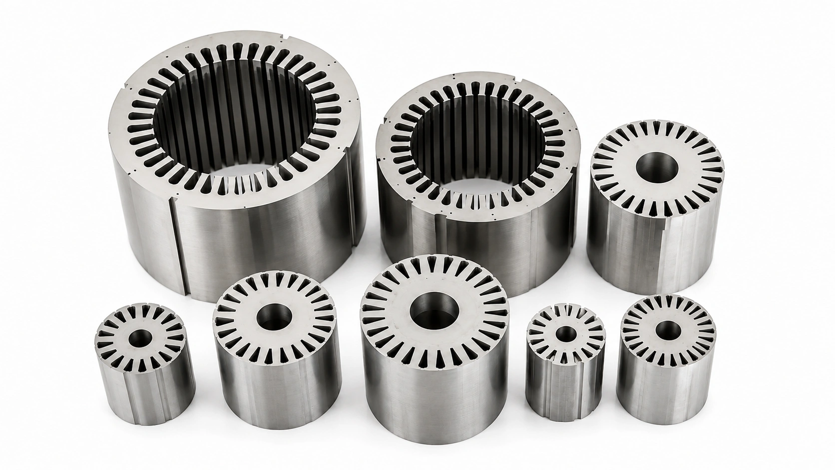 Rotor Lamination Stack — Studio Photo